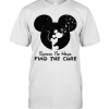 Spread The Hope Find The Cure Breast Cancer Awareness Mickey Mouse T-Shirt