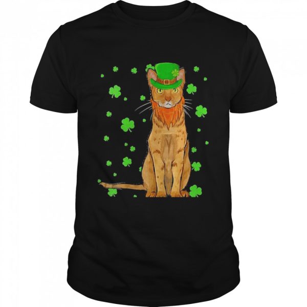 St Patrick’s Day Ocicat Cat Shamrock Shirt