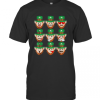 St. Patrick Day Emoji Funny Leprechaun Faces T-Shirt
