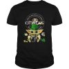 St Patricks Day Baby Yoda Hugging Oharas Irish Stout Beer shirt