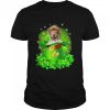 St. Patricks Day Shamrock Lucky Hat German Shorthaired Pointer Dogs Shirt