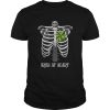 St Patricks Day Skeleton Irish Heart shirt