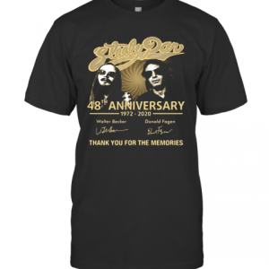 Steely Pan 48Th Anniversary 1972 2020 Signatures Thank You For The Memories T-Shirt