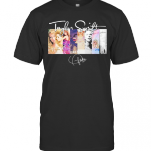 Taylor Swift Albums Signatures T-Shirt