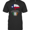 Texas Grown With Irish Roots Ireland Flag Patricks T-Shirt