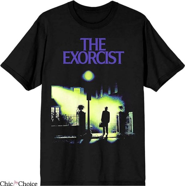 The Exorcist T-Shirt Horror Movie Cover Art TShirt Halloween