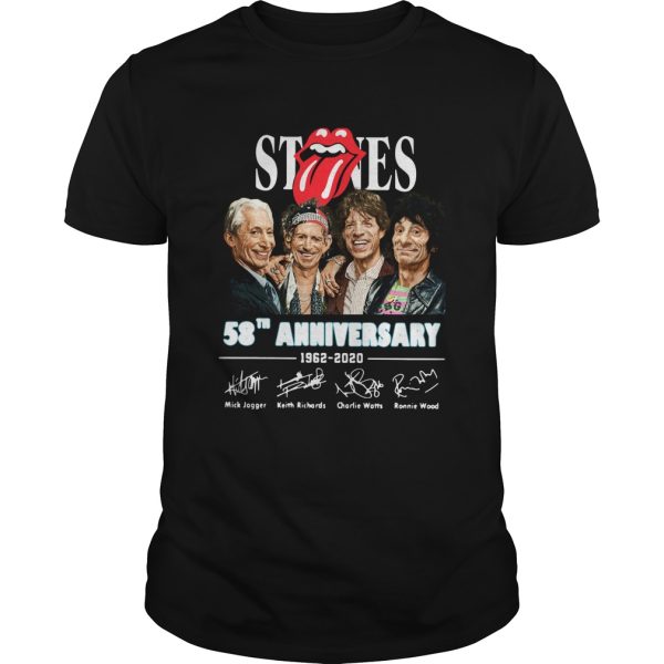 The Rolling Stone 58th Anniversary Signatures shirt