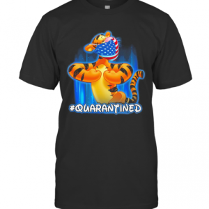 Tiger Quarantined American Flag Mask Disney T-Shirt