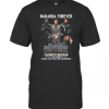 Wakanda Forever Black Panther Rip Chadwick Boseman 1977 2020 Thank You For The Memories Signature T-Shirt