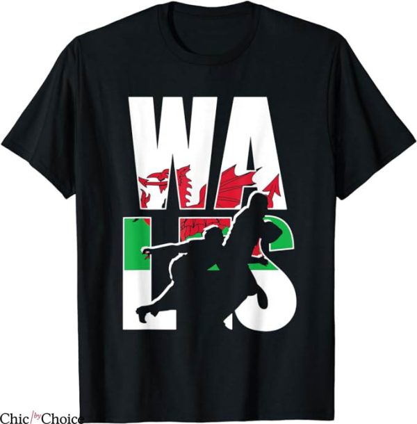 Wales Rugby T-Shirt 2019 Fans Kit Welsh Supporters Shirt MLB