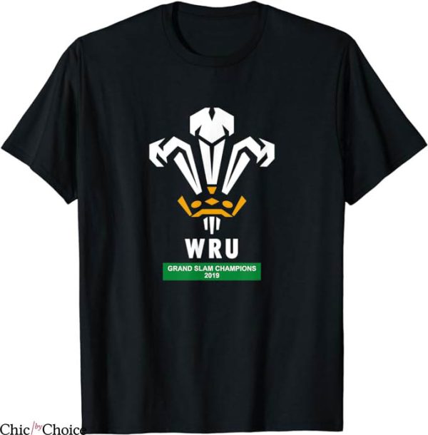 Wales Rugby T-Shirt Grand Slam Champions 2019 Tee MLB