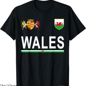 Wales Rugby T-Shirt Wales Cheer Jersey 2017 T-Shirt MLB