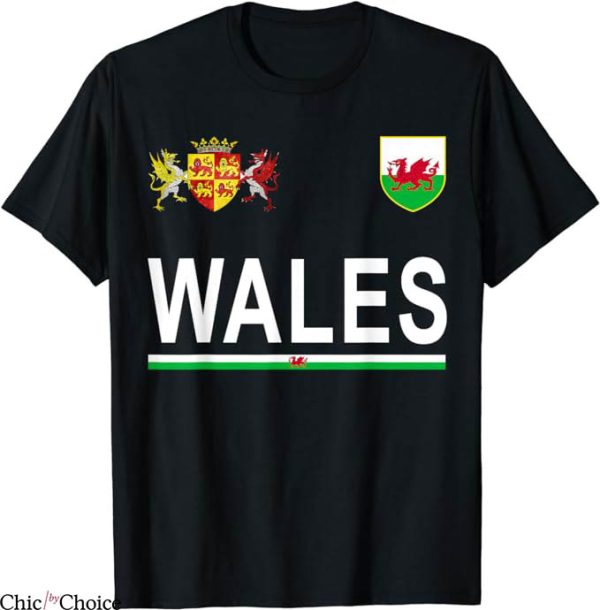 Wales Rugby T-Shirt Wales Cheer Jersey 2017 T-Shirt MLB