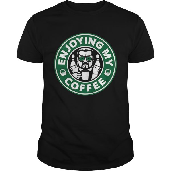 Walter Sobchak Enjoying my coffee Starbucks logo shirt