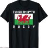 Welsh Rugby T-Shirt Dragon Red Wales Pride Gifts T-Shirt MLB