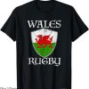 Welsh Rugby T-Shirt Welsh Flag CYMRU Gift Tee Shirt MLB