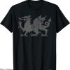 Welsh Rugby T-Shirt Welsh Flag Heraldry Dragon Tee MLB
