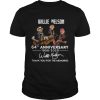 Willie Nelson 64th Anniversary 1956 2020 Thank You For The Memories Signatures shirt