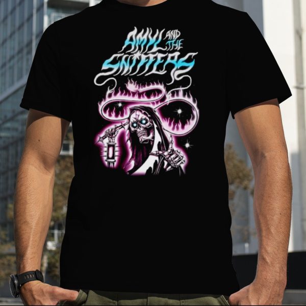 amyl and the Sniffers Reaper bone man shirt