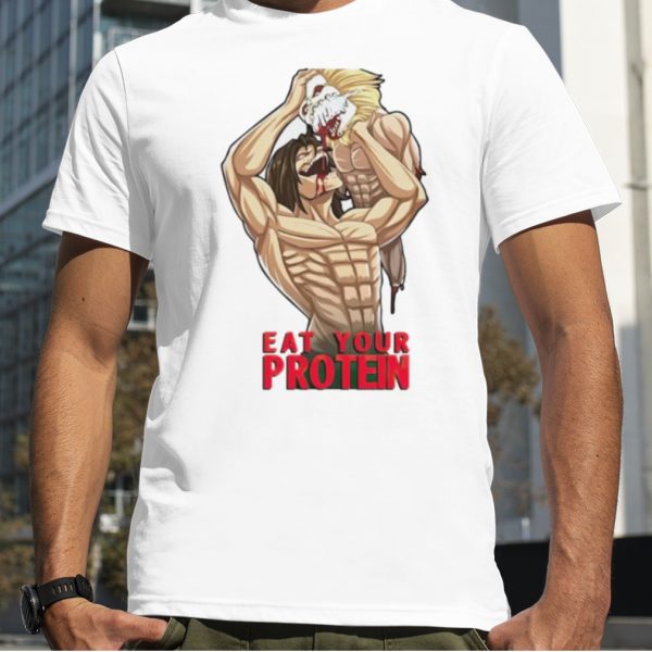 attack on Titan eat your protein aot shirt