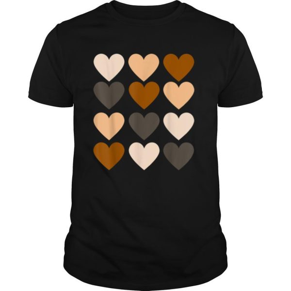 black history month 2021 womens valentines equality heart T Shirt