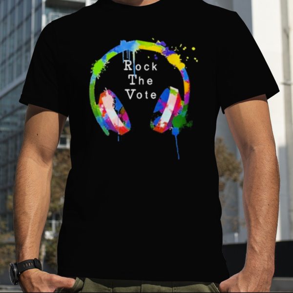 coming And Going Design Rock The Vote Shirt