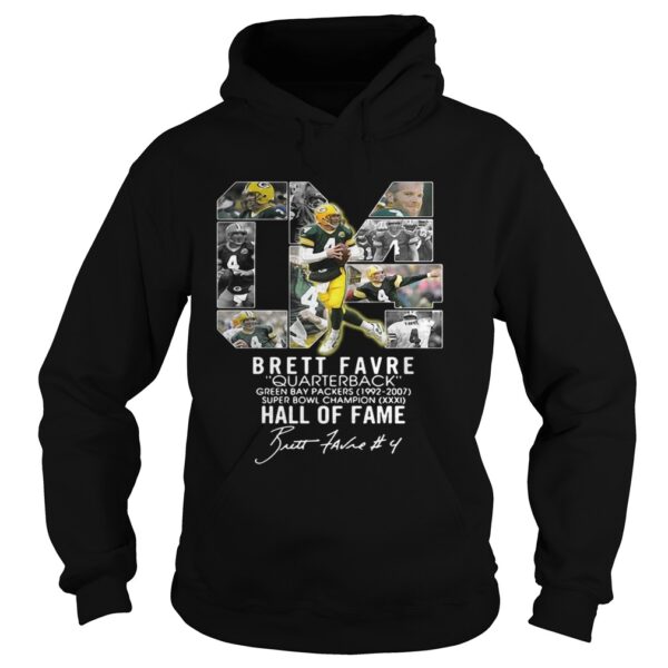 04 Brett Favre quarterback green bay packers 19922007 super bowl champion hall of fame shirt