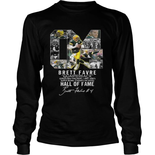 04 Brett Favre quarterback green bay packers 19922007 super bowl champion hall of fame shirt