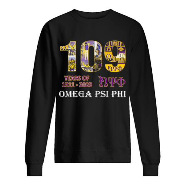 109 Years Of Nyo 1911 2020 Omega PSI PHI shirt