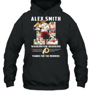 11 Alex Smith Washington Redskins Thank You For The Memories Signature Shirt 2 11 Alex Smith Washington Redskins Thank You For The Memories Signature Shirt 3