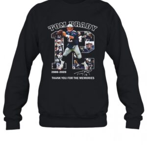 12 Tom Brady Thank You For The Memories 2000 2020 T-Shirt