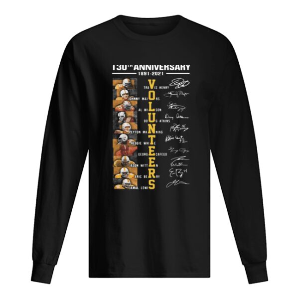 130th Anniversary 1891 2021 Travis Henry Johnny Majors shirt