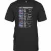 144Th Anniversary 1876 2020 Chicago Cubs Signatures T-Shirt
