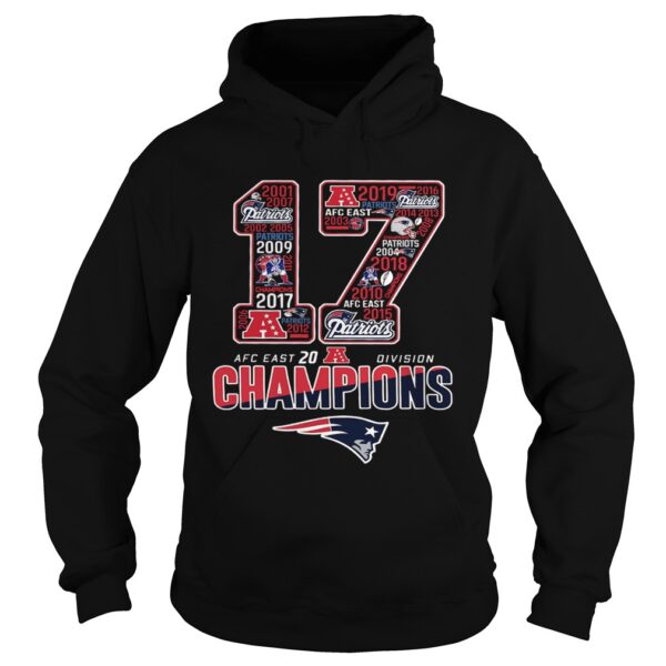 17 Division Champions New England Patriots shirt