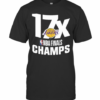17X Los Angeles Lakers NBA Finals Champions T-Shirt