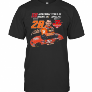 18 Incredible Years Of Racing In Nascar 20 Tony Stewart Signature T-Shirt
