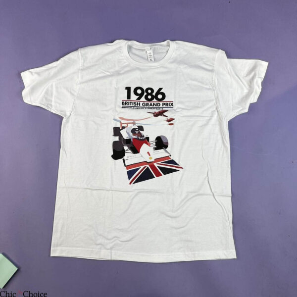 1986 England T-Shirt British Grand Prix