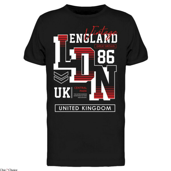 1986 England T-Shirt Longdon England 86