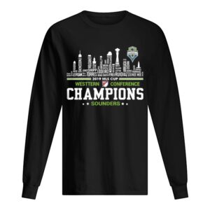 2019 MLS Cup Western Conference Champions Sounders building shirt 2019 MLS Cup Western Conference Champions Sounders building shirt