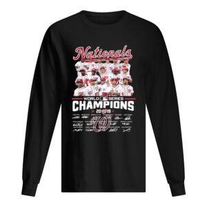 2019 World Series Champions Washington Nationals Players Signatures shirt 2019 World Series Champions Washington Nationals Players Signatures shirt