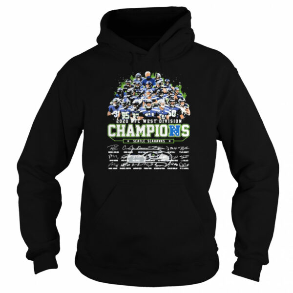 2020 Afc West Division Champions Seatle Seahawks Signature shirt