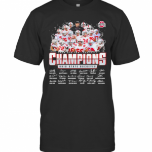 2020 Big Ten Football Champions State Buckeyes Signature T-Shirt
