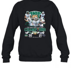 2020 Famous Idaho Potato Bowl Champions Ohio Vs Nevada T-Shirt