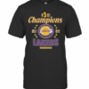 2020 Los Angeles Lakers National Basketball Association Champions T-Shirt