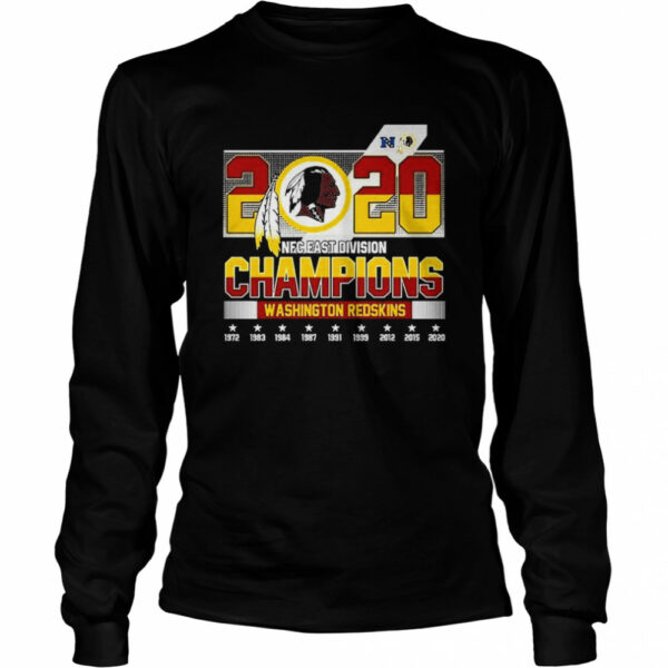 2020 NFC East Division Champions Washington Redskins shirt