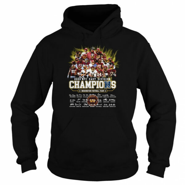 2020 Nfc East Division Champions Washington Football Team Signatures shirt