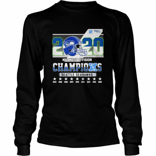 2020 Nfc West Division Champions Seatle Seahawks Stars shirt