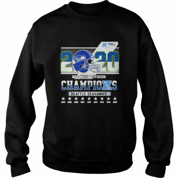 2020 Nfc West Division Champions Seatle Seahawks Stars shirt