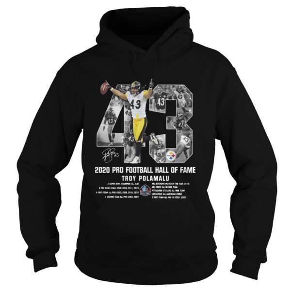 2020 Pro Football Hall Of Fame Troy Polamalu shirt