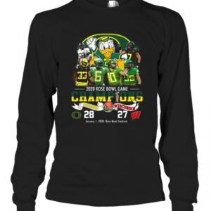 2020 Rose Bowl Game Champions Oregon Vs Wisconsin T-Shirt 2020 Rose Bowl Game Champions Oregon Vs Wisconsin T-Shirt
